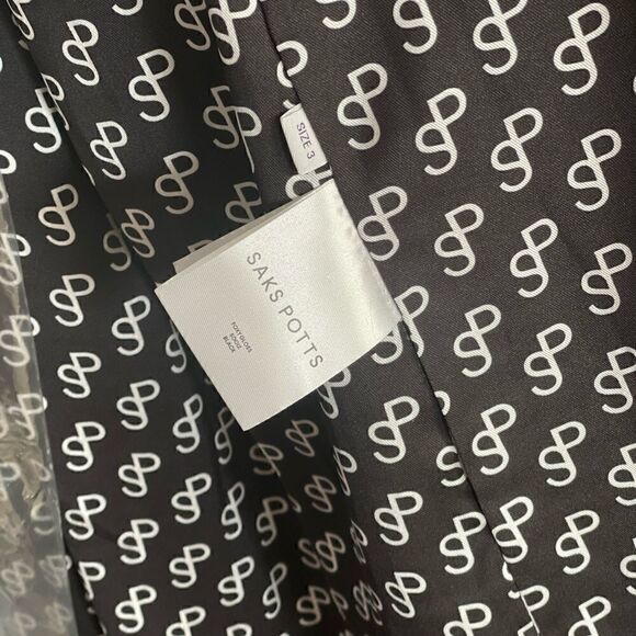 Saks Potts Foxy Coat in Black Gloss SZ 3 - Picture 8 of 12